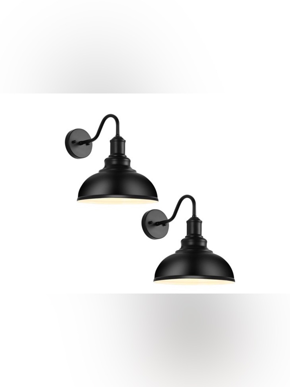 Black Industrial Wall Sconce - Brand: